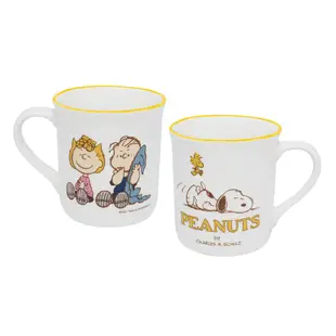 【美國康寧】CORELLE SNOOPY FRIENDS陶瓷馬克杯-385ML(兩款任選)