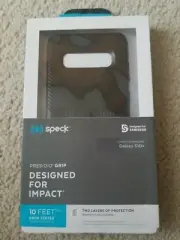 New Authentic Speck Presidio Grip Case for Samsung Galaxy s10 Plus + BLACK