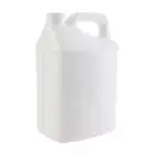 5L White HDPE Plastic Bottles + Tamper Tel Caps - Dangerous Goods Jerry Can