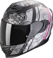 Scorpion EXO-520 Evo Air Fasta, full face helmet , color: Matt Black/Silver/Rose , size: M