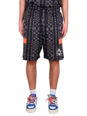 [Marcelo Burlon] Marcelo Burlon-Marcelo Burlon X Kappa Bermuda Shorts-Uomo S