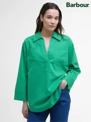 Barbour® Green Cecile Tunic Shirt (AM8748) | $220