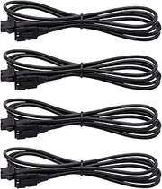 YiLaie 4 PCS 47 inch Extension Cables for Use with LED Rock Lights, RGB NEON Accent Kits for LED Motorcycle ATV, SUV Car Light Multi-Color Neon Strip (4pcs)…