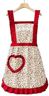 [MYSMFY] Kitchen Aprons Kitchen Home Cooking Summer Thin Breathable Catering Chef Aprons For Cooking Baking, Colorful