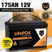 MOBI 175AH 12V Lithium Iron Phosphate Battery LiFePO4 Deep Cycle Replace AGM