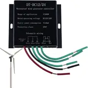 Wind Turbines Generator, DC15-30V 500W Wind Turbine Generator Waterproof, MPPT Wind Turbines Generator Charge