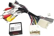 Car Radio Canbus Box MT-SS-07/RP5-MT-002 Compatible for Mitsubishi Pajero Sport Triton Eclipse ASX Outlander Wiring Harness Power Cable(Canbus with Cable)