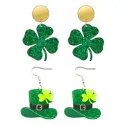 St. Patrick’s Day Drop Earrings Women Jewerly Drop Earrings Dangle Earrings