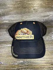 Panther Cigarillo Cigar Co. Mesh Snapback Trucker Hat Cap Adjustable Black NEW