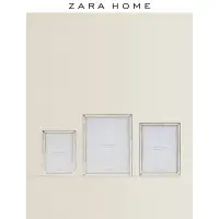 在飛比找Yahoo!奇摩拍賣優惠-現貨熱銷-相框Zara Home 北歐創意白色珠母層細邊緣相