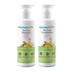Mamaearth Tea Tree Shampoo & Conditioner with ginger oil each 250ml pack of 2