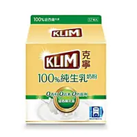 在飛比找ETMall東森購物網優惠-克寧 100%純生乳奶粉(36G/12入)【愛買】