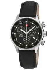 Swiss Military SM34005.03 Ladies-Chronograph Mens Watch 36mm 5 ATM