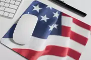 USA American Flag Mouse Pad for Computer Office Gaming Desk Non-Slip