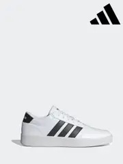 adidas White Breaknet Trainers (AP8881) | $115