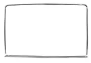 Mustang Moldings Rear Glass Fastback 1971 1972 1973 (for: Ford)