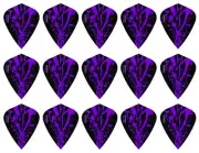 5 New Sets Harrows Rapide X Kite Dart Flights – Ships w/ Tracking - Purple