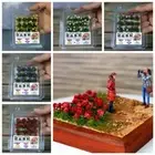 Scene Model Static Grass Tufts Sand Table Layout Miniature Flower Cluster