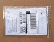 Premium 6.7'' x 10'' Resealable Clear Adhesive Shipping Label/documents zip-lock pouches (50 Pack)