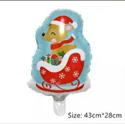 3Pcs Merry Christmas Xmas Balloon Set