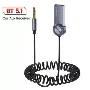 TOOCKI Bluetooth Aux Adapter USB to 3.5Mm Jack Car Audio Music Mic Bluetooth 5.1