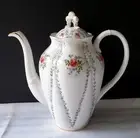 Vintage Royal Albert Bone China Minuet Coffee Pot - New