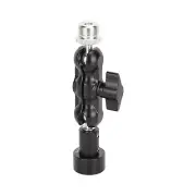 Mini Ball Head Mount Microphone Clamp with 5/8"-27 Male and Female Adapter -3303