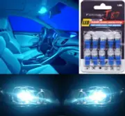 LED 5050 Light Icy Blue 8000K 194 Ten Bulbs Interior Step Door Replacement Lamp (for: Kia)