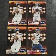 (4) 2023 Zenith Football Seahawks - Geno Smith, DJ Metcalf, Kenneth Walker