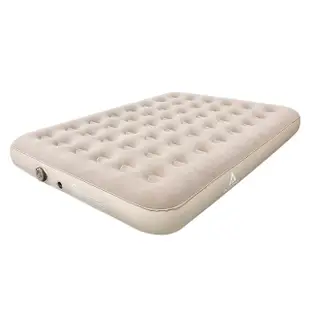 【雅蘭仕】自動充氣床墊 雙人加大植絨 充氣床墊(充氣床墊/露營床)
