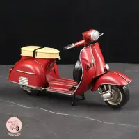 在飛比找蝦皮購物優惠-🛵Vespa 偉士牌 手工製 機車 復古 模型 仿真模型 懷