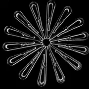 Otylzto 250pcs Per Box Transparent Plastic Alligator Clips, U Shape Clear Shirt Clips for Folding Ties, Socks, Pants, 1.5"