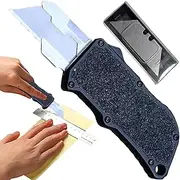 Utility Cutter Tool – Retractable Non-Slip Box Cutter | Lightweight Durable Paper Trimming Tool For Cardboard, Carpet, Sheetrock, Utility For Artists, Precision Cutting Blade For Art, Crafts