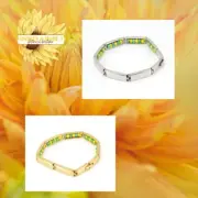 Gold ~ Bangle of Orula in Stainless Steel Orumila IIde Pulsera Brazalete Orisha