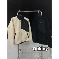 在飛比找蝦皮購物優惠-Oakley vintage 立領羔羊絨外套抓絨上衣 男女款