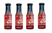 906116 4 x 240ml FIERY FRILL NECK HISS HOT SAUCE CHILLI FACTORY BOTTLE