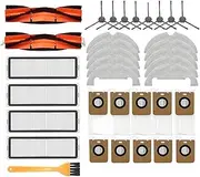 Compatible for Dreame Bot D10 Plus, Compatible for RLS3D Vacuum Cleaner Replacement Accessories, Main Side Brush, Hepa Filter Nozzle, Mop, Dust Bag(35PCS)