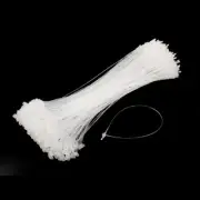7" Snap Lock Pin Security Loop Plastic Tag Fastener Cable Tie Zip 500pcs New