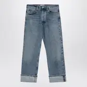 [AGOLDE] Light Blue Fran Jeans In Organic Denim With Turn-ups 30 Light blue