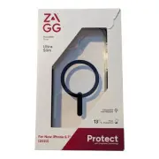 J9. ZAGG Piccadilly Snap Magsafe Case Ultra Slim Apple iPhone 15 Plus Clear