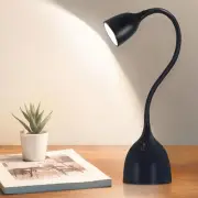 Desk Lamp for Office Home, LED Reading Light, Small Adjustable Flexible Goose...