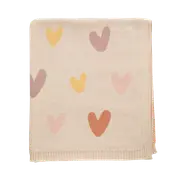 Living Textiles - Baby Blanket - Bohemian Bliss/Heart