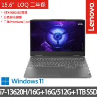 在飛比找momo購物網優惠-【Lenovo】15.6吋i7獨顯RTX特仕電競(LOQ 1