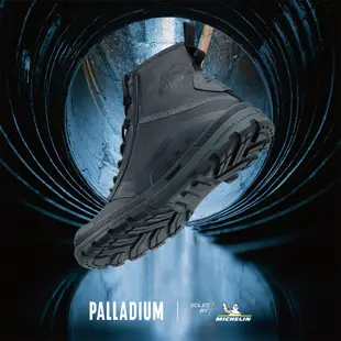 PALLADIUM PAMPA X TECH WP+ 男女 防水靴 米其林聯名 橘標 黑灰 77040063