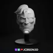 Cyborg Superman Reign of the Supermen custom head for DC Comics action figures