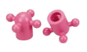 Porkchop BMX Iliad Faucet old school BMX bicycle valve caps - HOT PINK