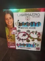 NEW! Charmazing Style Me Up Craft BESTIES 4EVER Charm Bracelet Kit Pretty Girl