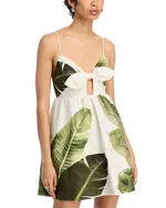 Alice and Olivia Melvina Tie Front Dress