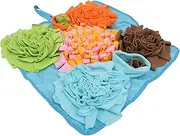 GANAZONO 1Pc Dog Snuffle Mat for Slow Feeding Multi Functional Foraging Cushion Interactive Pet Feeding Mat Bright Color Snuffle Pad for Dogs Food Dispenser Mat for Sniffing and Playing