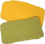 ERINGOGO 2 pcs Elastic Changing Pad for Boys Reusable Washable Changing Pad Bright Colors Mustard Comfortable Skin Friendly Design for Newborns